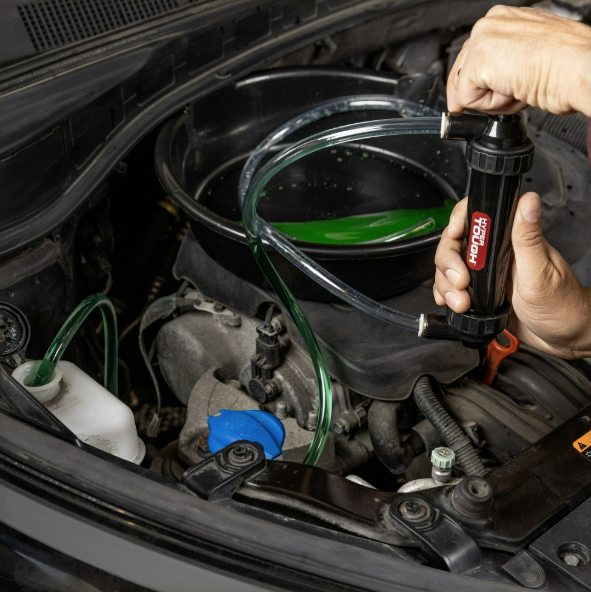 Hyper Tough Universal Multi-Use Siphon, Automotive Fluid Change Pump