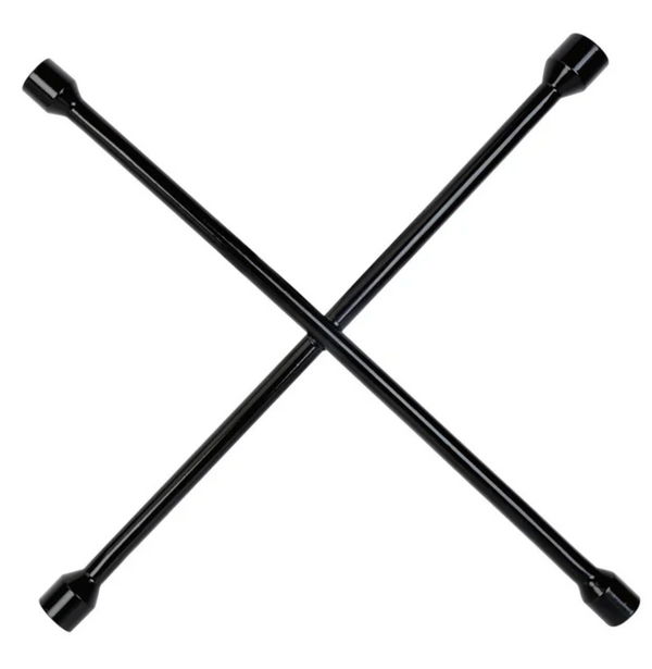Hyper Tough Heavy Duty Lug Wrench, Carbon Steel, Tire Iron 20-inch, Black