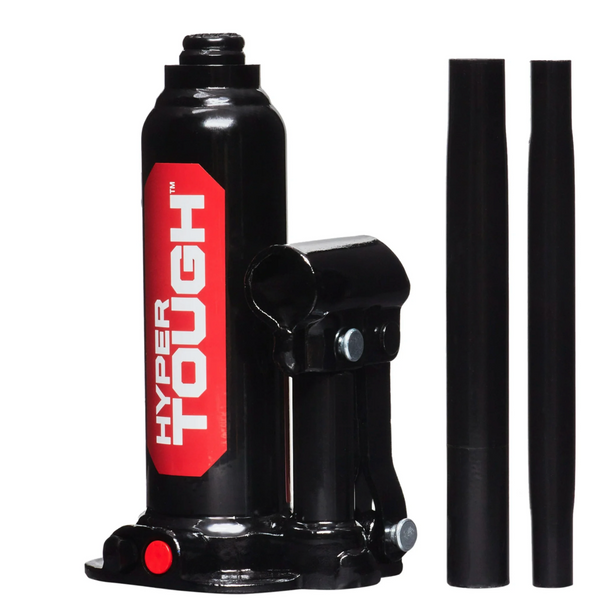 Hyper Tough Bottle Jack, 2 Ton Black